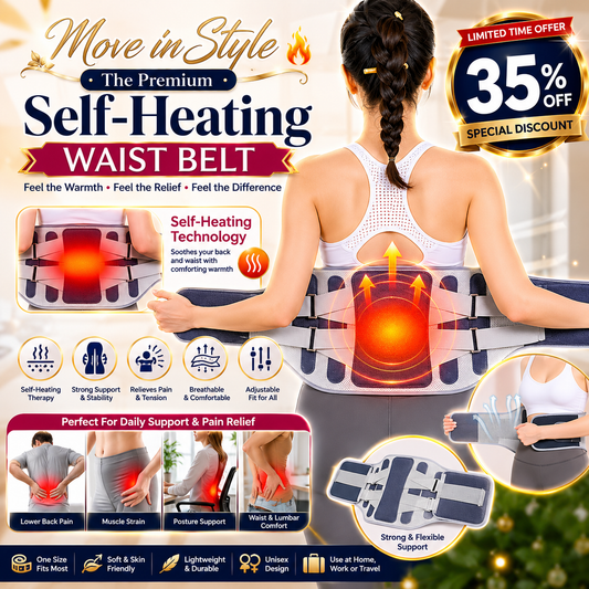 Move in Style — The Premium Self-Heating Waist Belt
