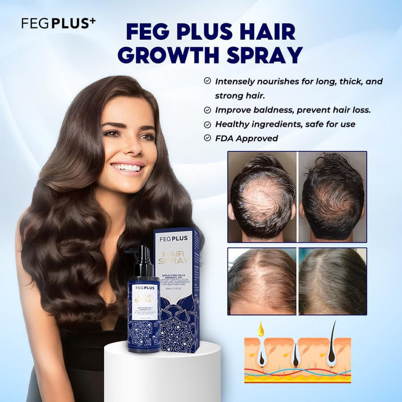 FEG Hair Revival Spray – Stop Hair Fall, Restore Confidence