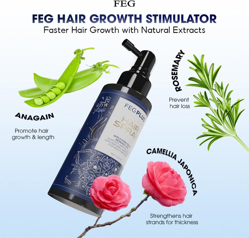 FEG Hair Revival Spray – Stop Hair Fall, Restore Confidence