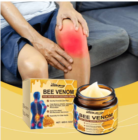 South Moon Bee Venom Soothing Cream – Premium Joint & Muscle Comfort | 60g Fast-Absorbing Daily Care