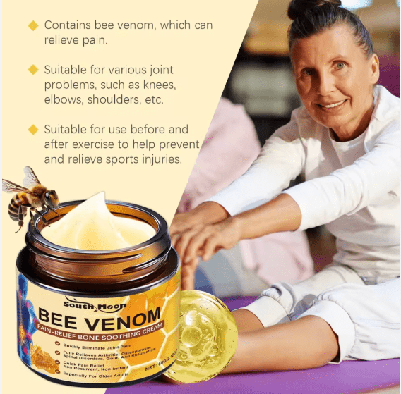 South Moon Bee Venom Soothing Cream – Premium Joint & Muscle Comfort | 60g Fast-Absorbing Daily Care